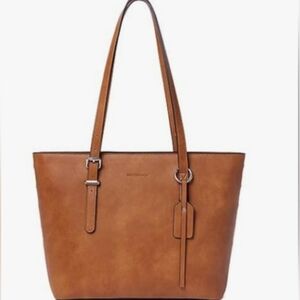 EUC Manto Bruce Beautiful Functional Vegan Leather Tote Hand Bag